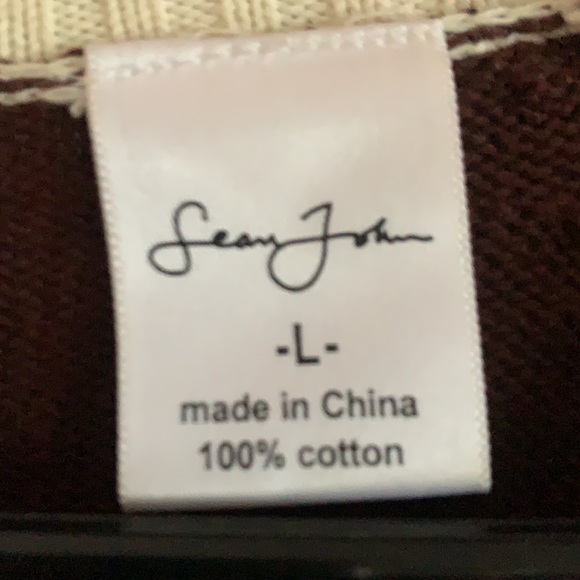 Sean John sweater retro 100% cotton size large - Picture 4 of 6